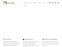 Tablet Screenshot of mymsolution.com